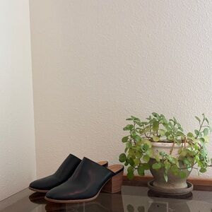 Madewell Black Leather Women's Mules